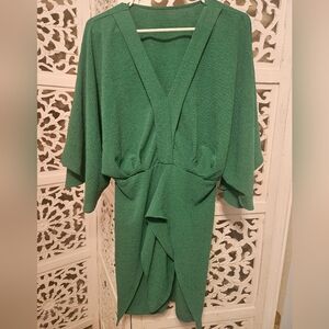 Cupshe Green Asymmetrical Dress
